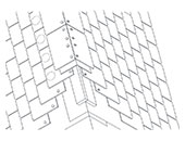 Roof Ridge Details—Slate