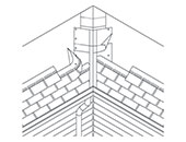 Open Valley—Self-Adhered Membrane